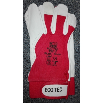 Rękawice monterskie ochronne robocze skórzane RS ECO TEC rozmiar 9